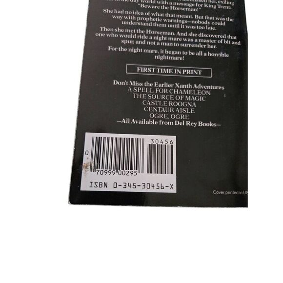 Night mare by Piers Anthony - del ray books - isbn 034530456x - Picture 2 of 6